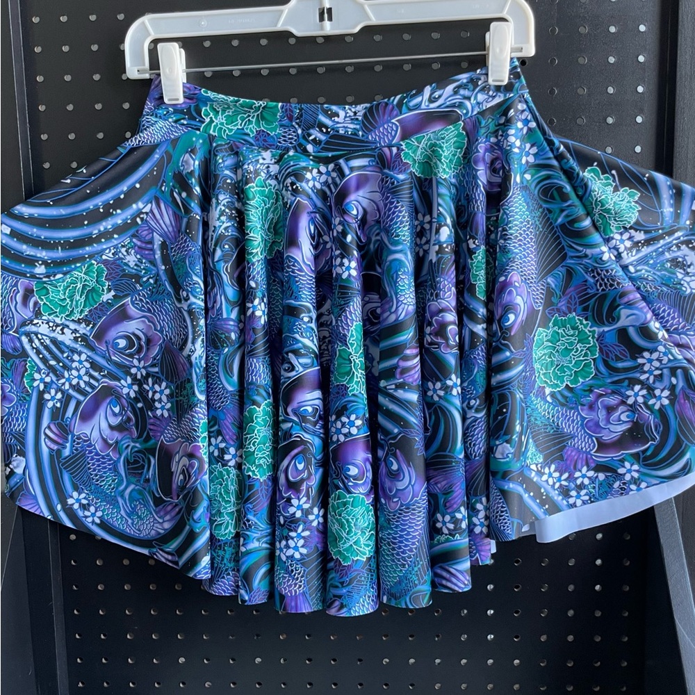 Blackmilk Purple Koi Cheerleader Skirt